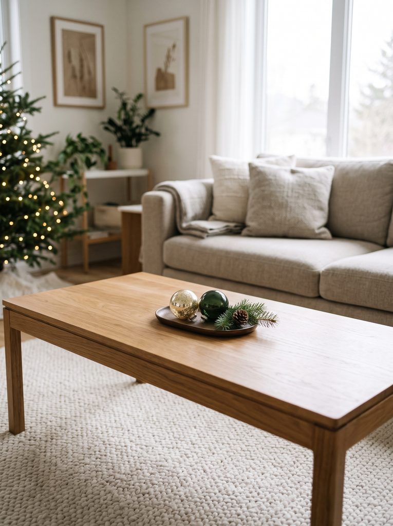 small living room christmas decor ideas