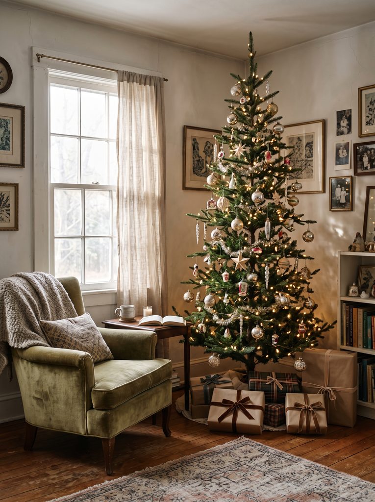 small living room christmas decor ideas