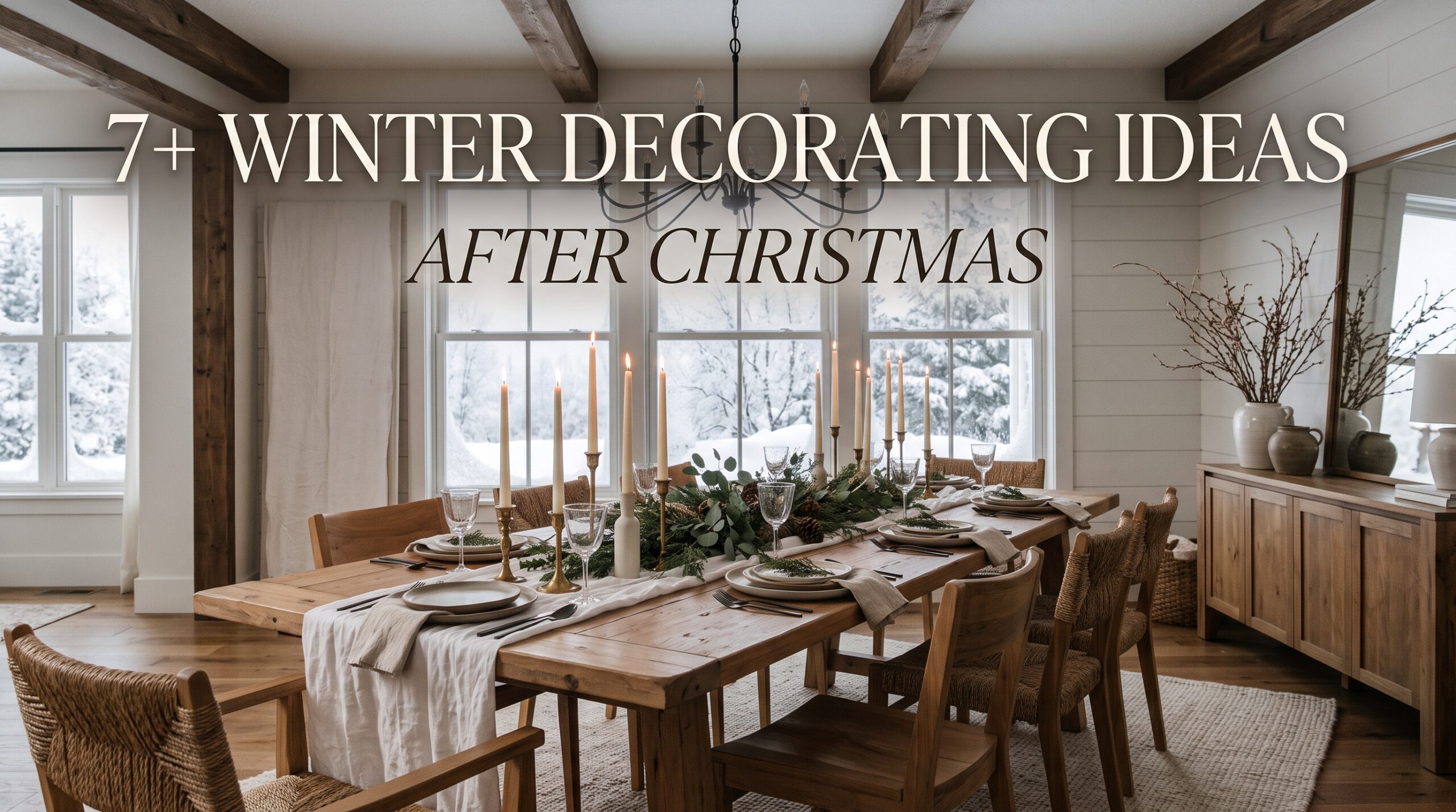 winter decorating ideas after christmas